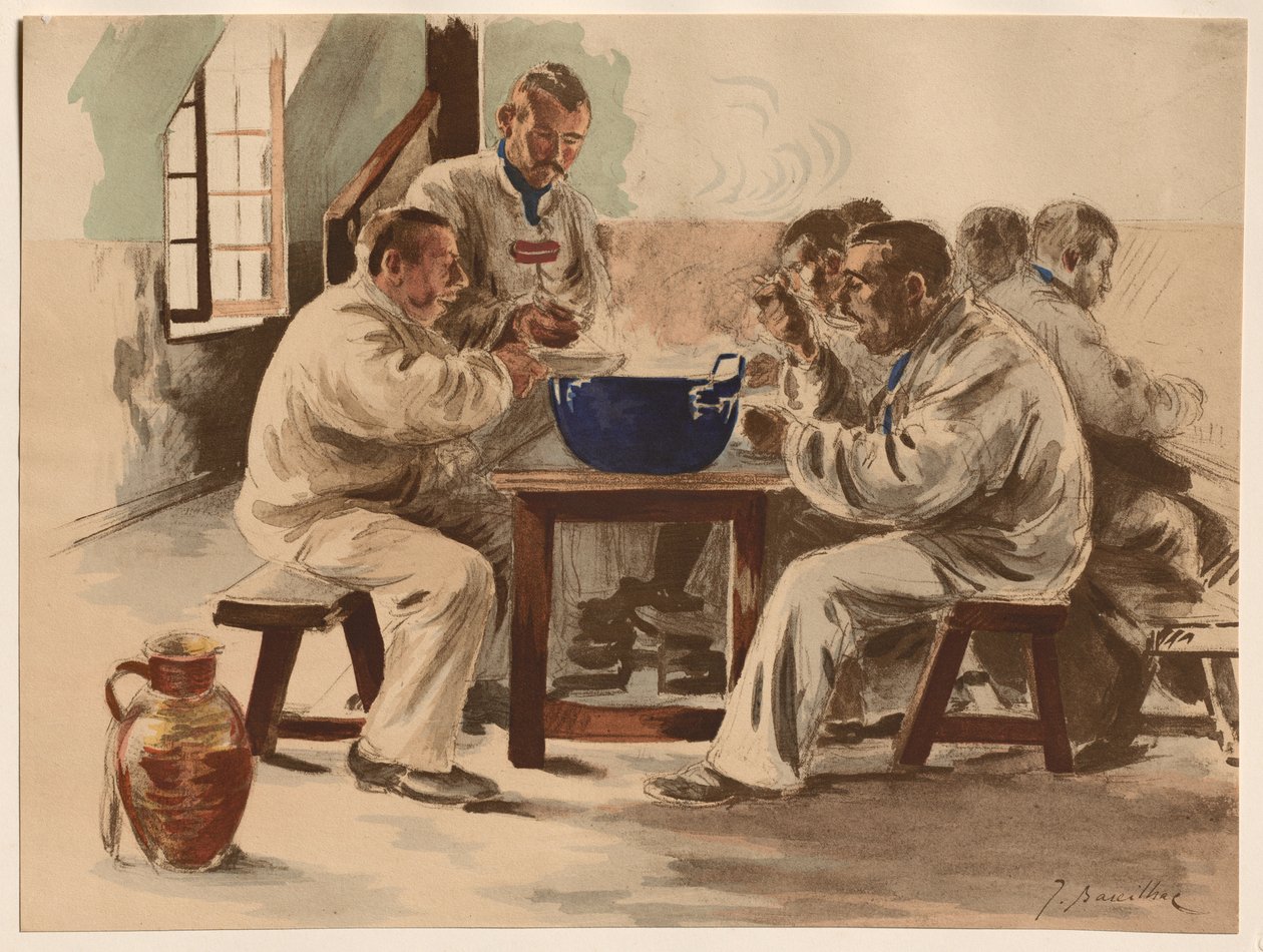 لا Soupe à la Chambrée ، 1899. بواسطة جاك Baseilhac