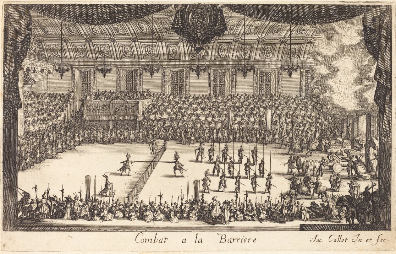 قتال عند الحاجز ، 1627. بواسطة جاك كالوت