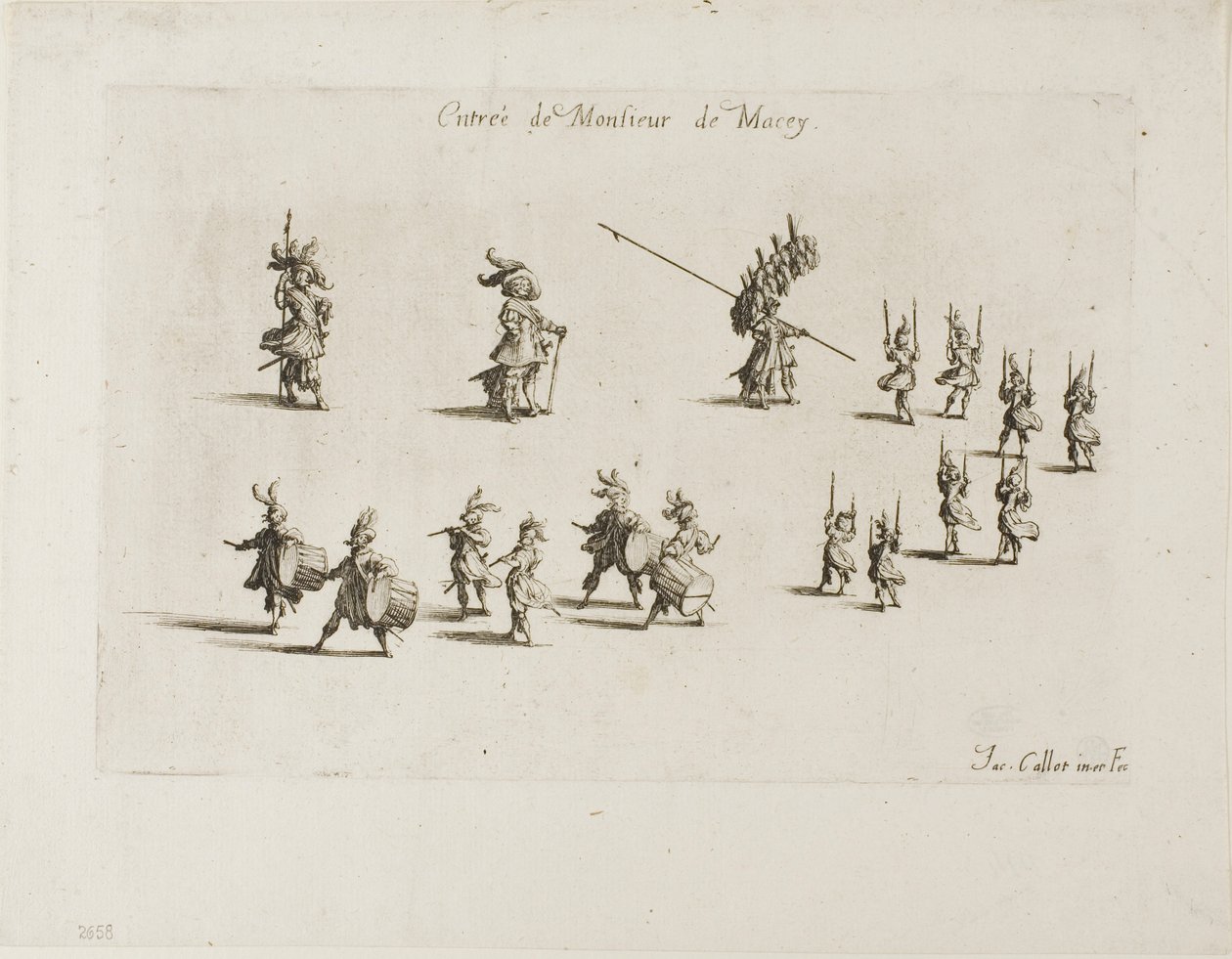 دخول M. de Macey من The Combat at the Barrier بواسطة جاك كالوت