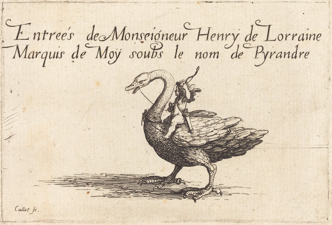 دخول Monseigneur Henry de Lorraine ، Marquis de Moy ، تحت اسم Pirandre بواسطة جاك كالوت