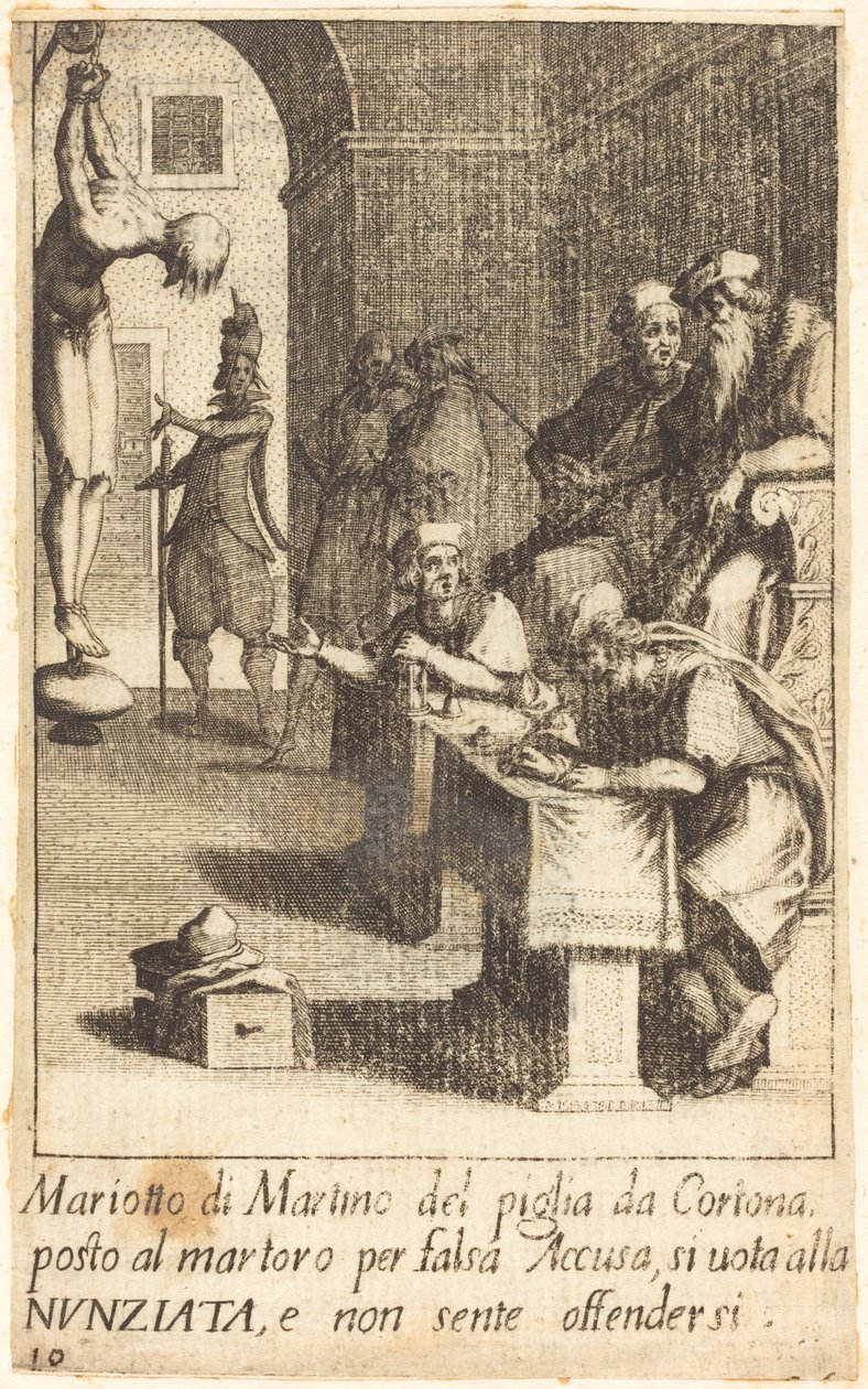ماريوتو دي مارتينو ، 1619. بواسطة جاك كالوت