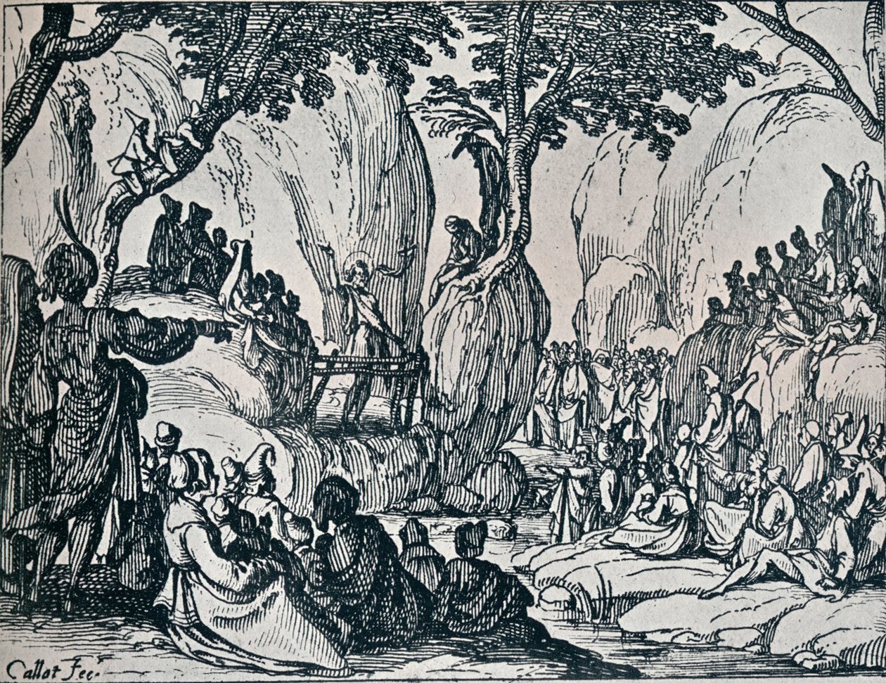 رقم III. -سانت. جون الوعظ ، 1635 ، 1924 بواسطة جاك كالوت
