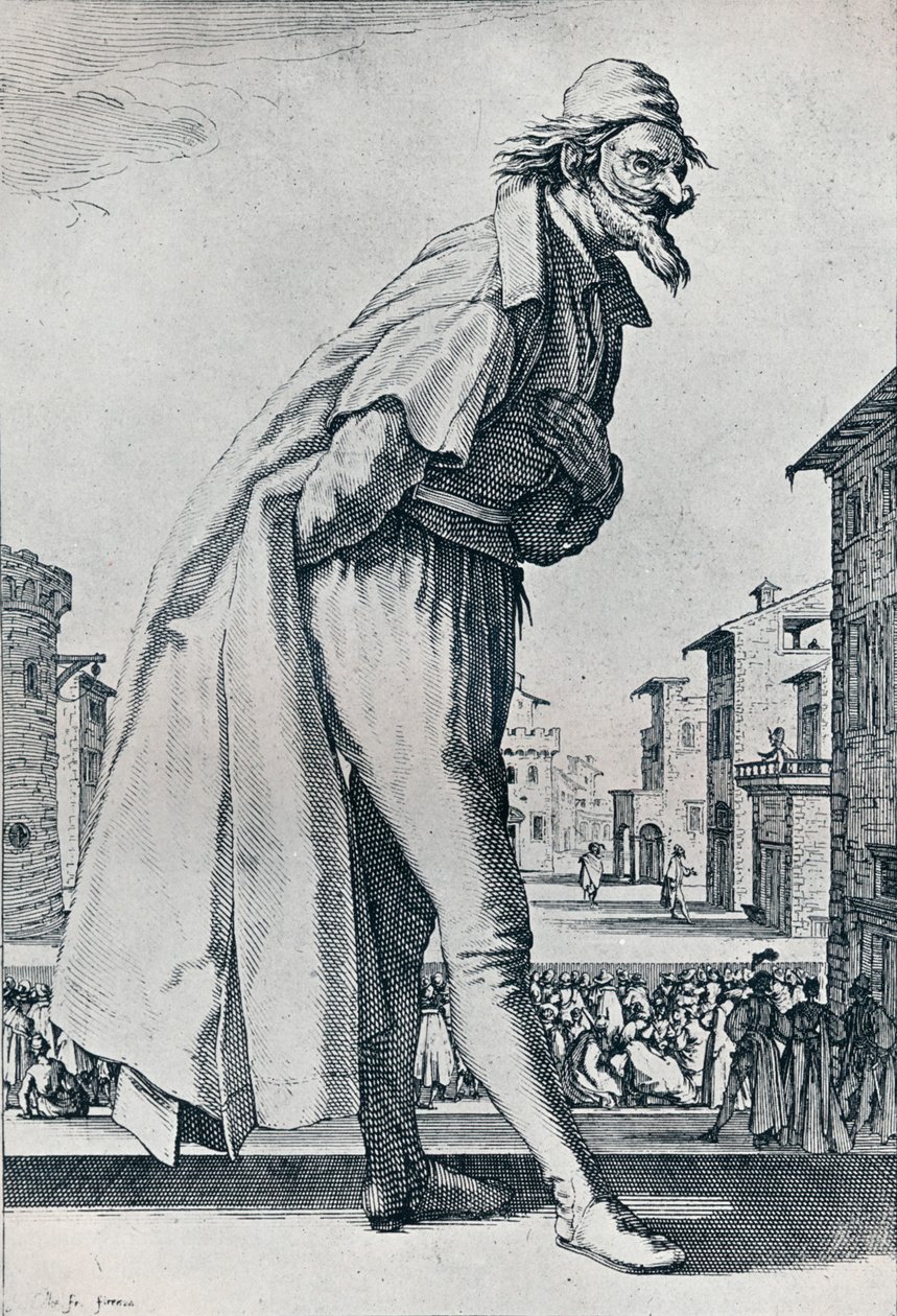 رقم IV.- البانتالون العظيم ، c1620-1635 ، 1924 بواسطة جاك كالوت
