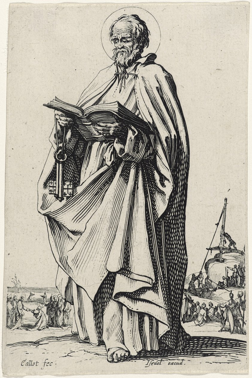 القديس بطرس من Les Grands Apôtres (الرسل الكبار) ، 1631 بواسطة جاك كالوت