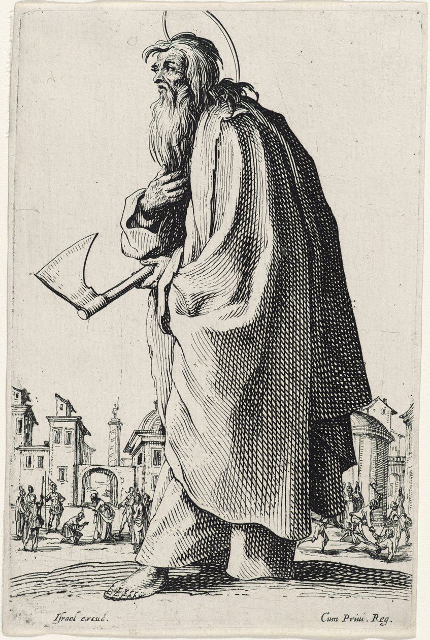 القديس ثاديوس أو القديس يهوذا من Les Grands Apôtres (الرسل الكبار) ، 1631 بواسطة جاك كالوت
