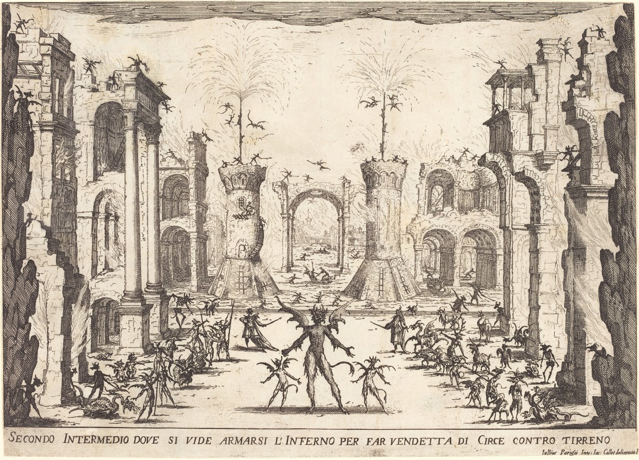 Intermezzo الثاني ، 1617. بواسطة جاك كالوت