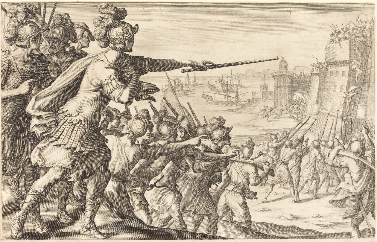 أخذ العظام ، ج. 1614. بواسطة جاك كالوت