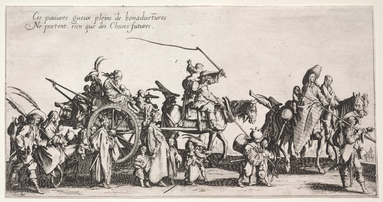 البوهيميون ، ج. 1621-1625. بواسطة جاك كالوت