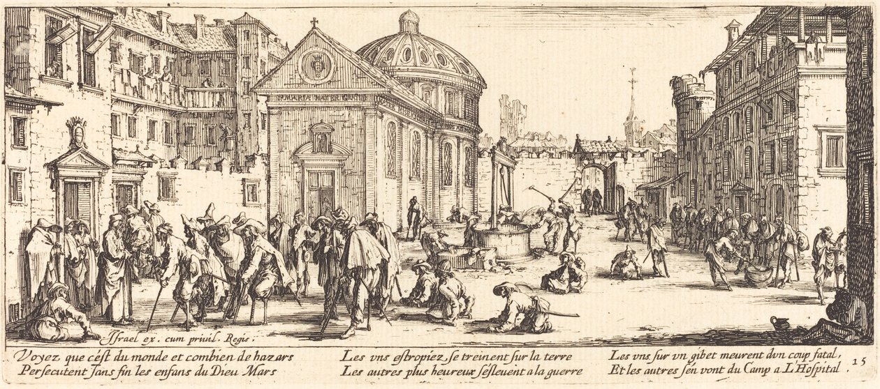المستشفى ج. 1633. بواسطة جاك كالوت