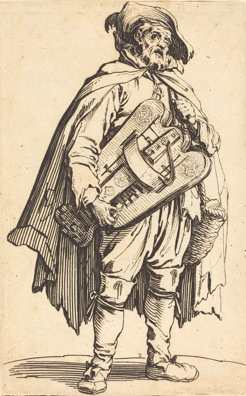 لاعب Hurdy-Gurdy بواسطة جاك كالوت