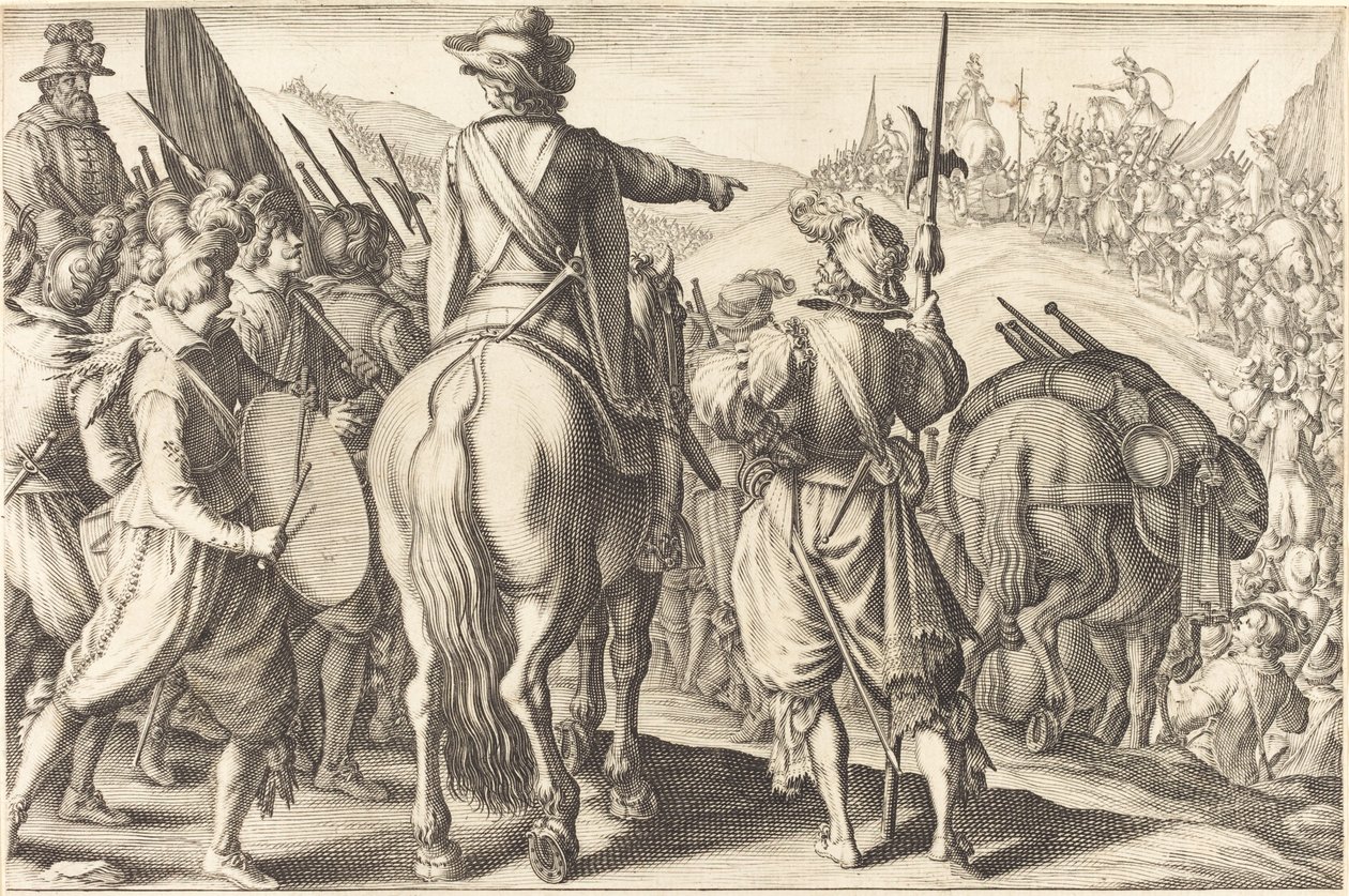 القوات في آذار ، ج. 1614. بواسطة جاك كالوت