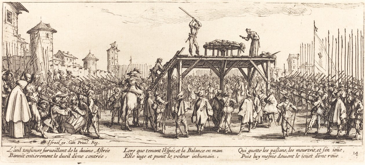 العجلة ، ج. 1633. بواسطة جاك كالوت
