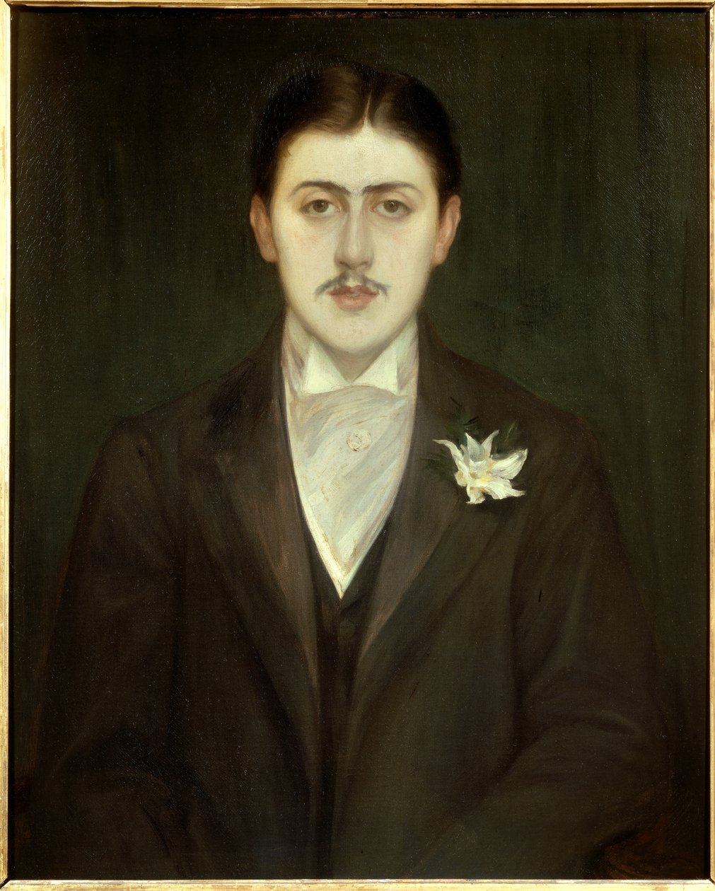 صورة لمارسيل بروست (1871-1922) الكاتب الفرنسي. لوحة لجاك إميل (جاك إميل) بلانش (1861-1942). بواسطة جاك اميل بلانش