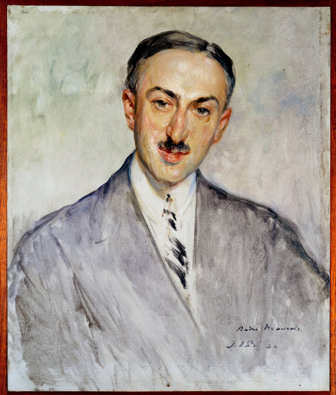 دراسة لصورة إميل هرتسوغ مع أندريه موروا (1885-1967) ، الكاتب الفرنسي لوحة جاك إميل (جاك إميل) بلانش (1861-1942) 1924 صن. 0.5x0.41 م روان ، متحف الفنون الجميلة بواسطة جاك اميل بلانش