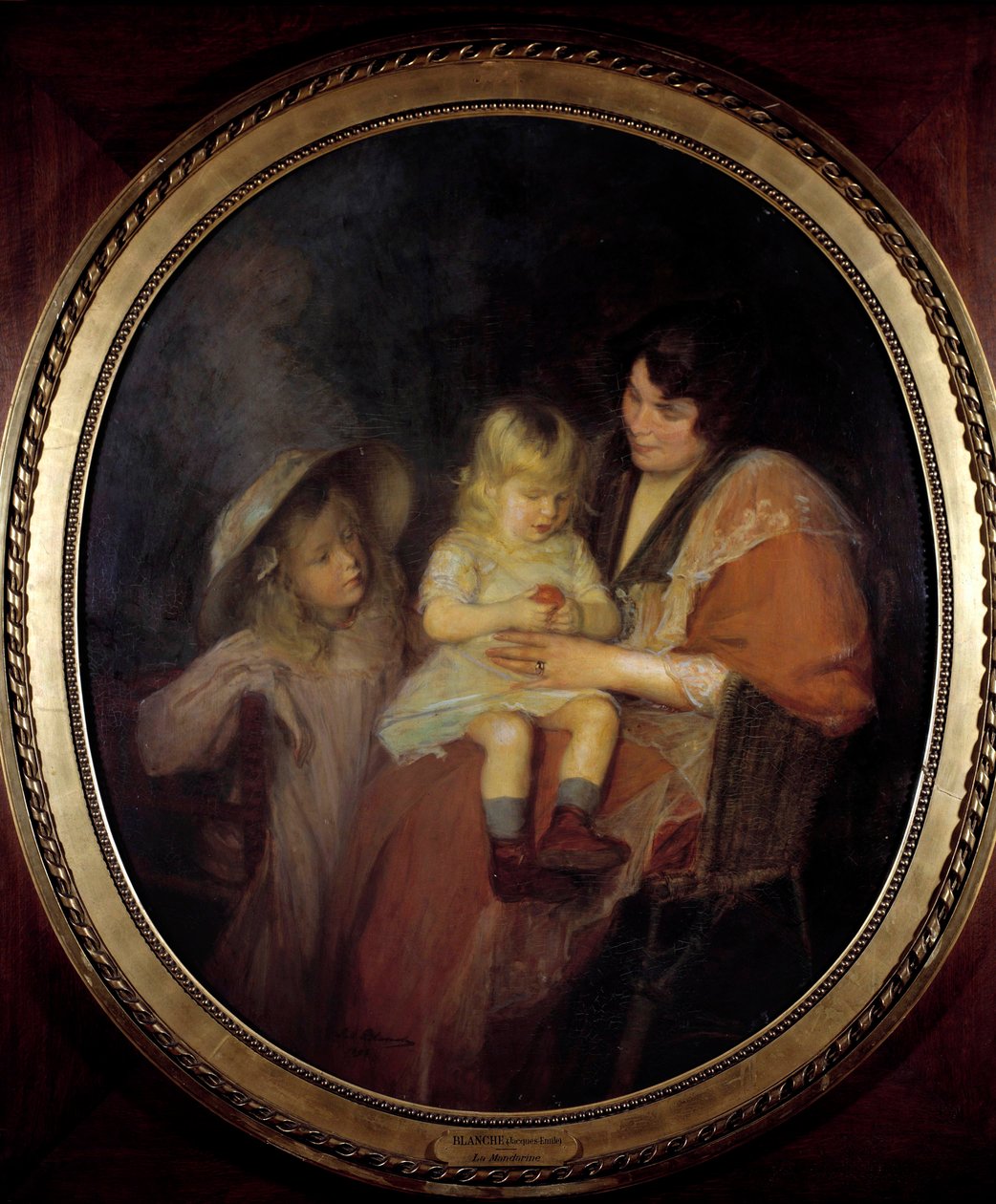 تانجيرين أم وطفلاها. لوحة لجاك إميل (جاك إميل) بلانش (1861-1942) 1898 صن. 1.4 × 1.2 م. باريس ، متحف بيتي باليه بواسطة جاك اميل بلانش