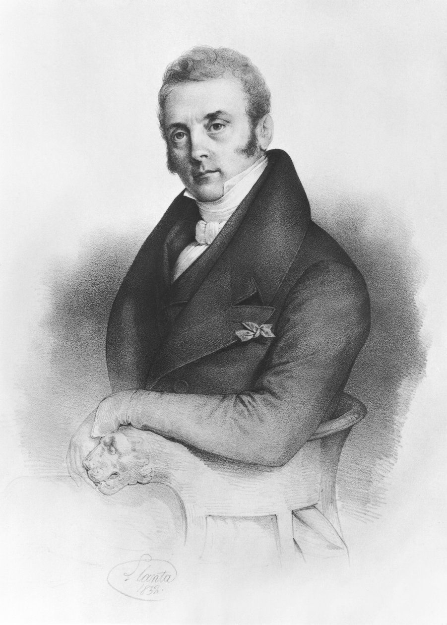 أوبر سبيريت (1782-1871) 1832 بواسطة جاك فرانسوا Gauderique Llanta