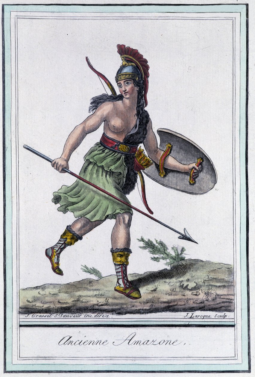 الأمازون القديمة - في "" موسوعة الرحلات "" بقلم Grasset St Sauveur ، محرر. 1796 بواسطة جاك غراسيت دي سانت سوفير