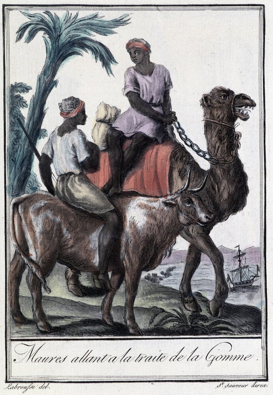 المغاربة يذهبون إلى علاج اللثة - في "" موسوعة الرحلات "بقلم Grasset St Sauveur ، محرر. 1796 بواسطة جاك غراسيت دي سانت سوفير