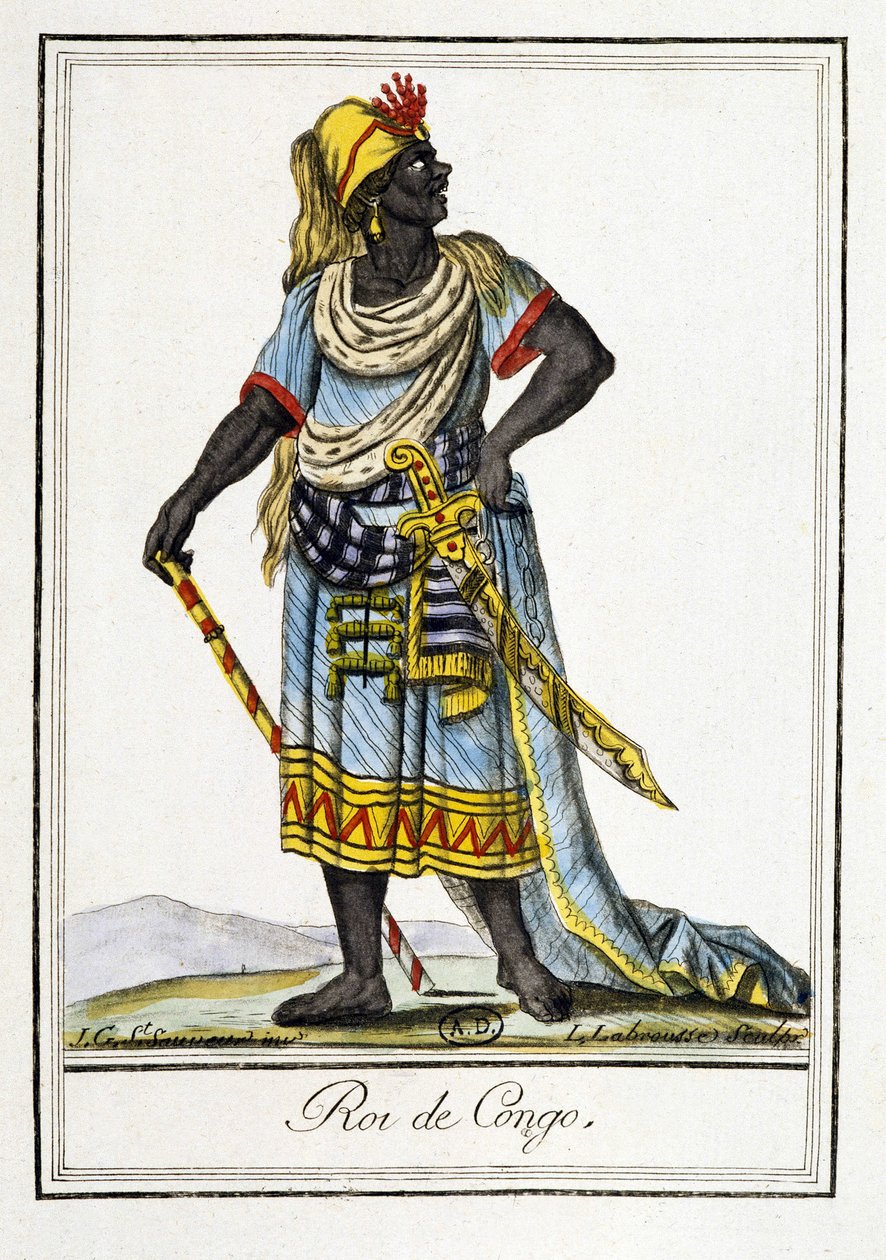 ملك الكونغو - في "" Encyclopedie des voyages "بقلم J. Grasset Saint-Sauveur بواسطة جاك غراسيت دي سانت سوفير