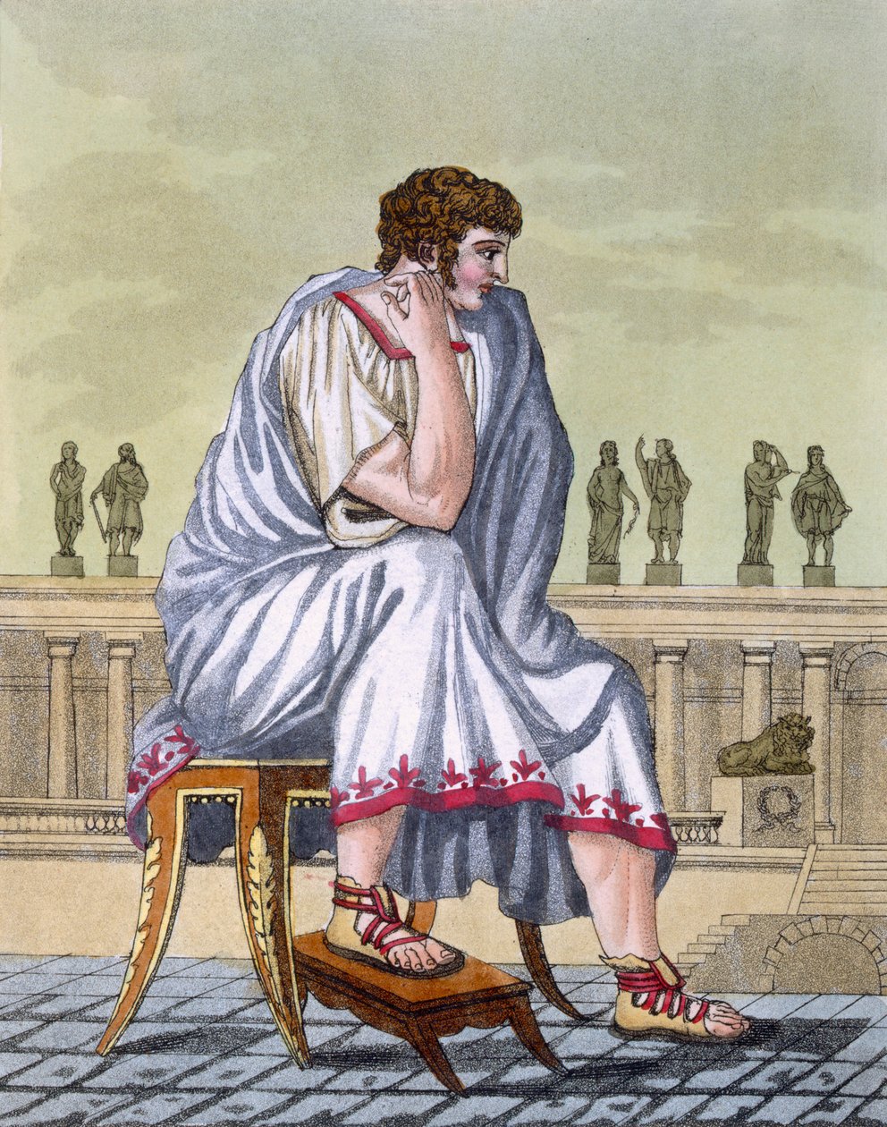 المواطن الروماني ، حانة. 1796. بواسطة جاك غراسيت دي سانت سوفير
