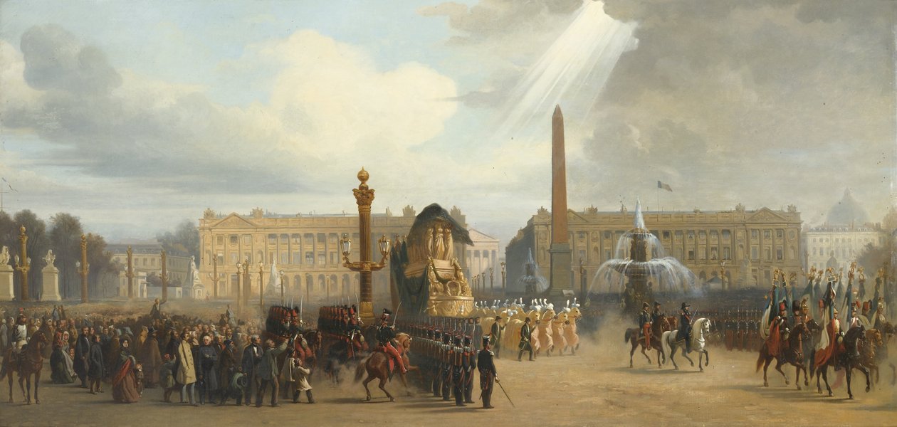 عربة جنازة نابليون تعبر مكان الكونكورد ، 15 ديسمبر 1840 ، 1844 بواسطة جاك جيوود