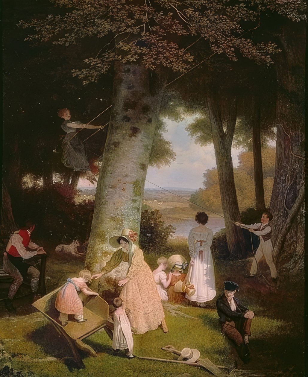 الملعب (La Place de Jeux). 1830 بواسطة جاك لوران اجاسي