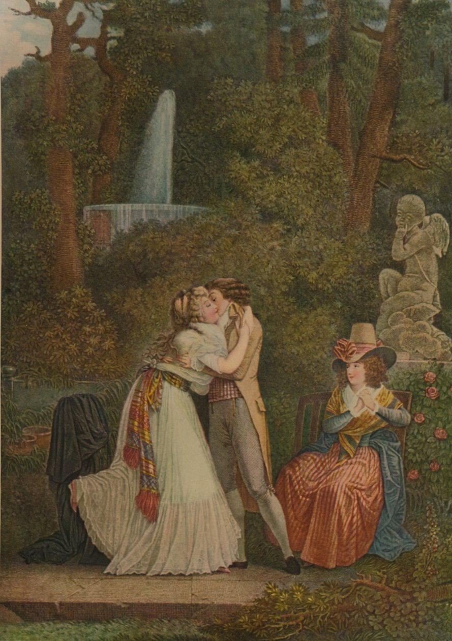 جولي ، Ou Le Premier Baiser De LAmour ، First Kiss ، 1784-1799 ، 1913 بواسطة جاك لويس كوبيا