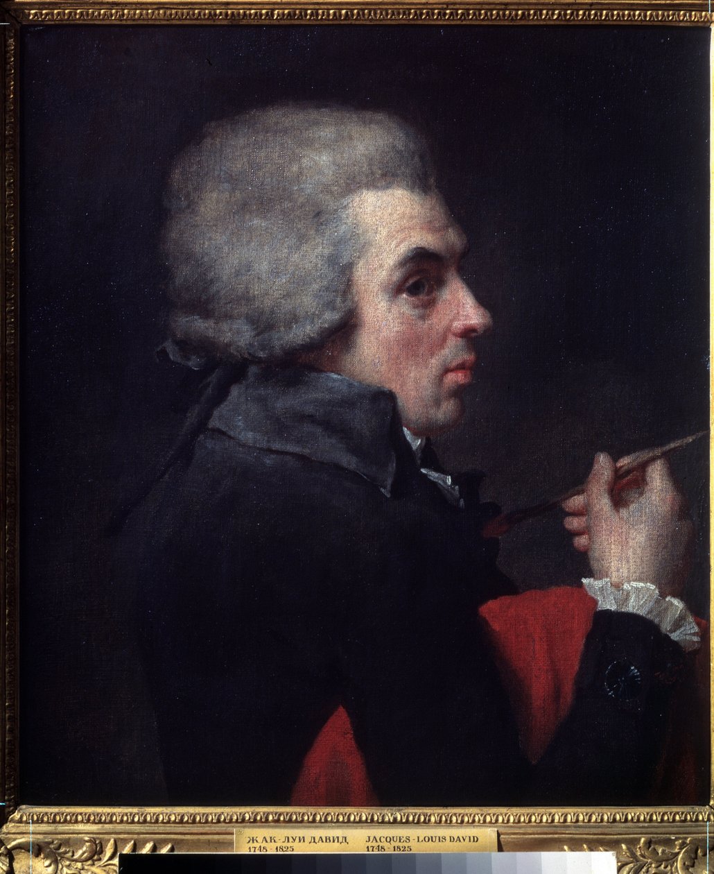 "" صورة ذاتية "(صورة شخصية) لوحة رسمها جاك لويس ديفيد (1748-1825) حوالي 1789 متحف بوشكين ، موسكو بواسطة جاك لويس ديفيد