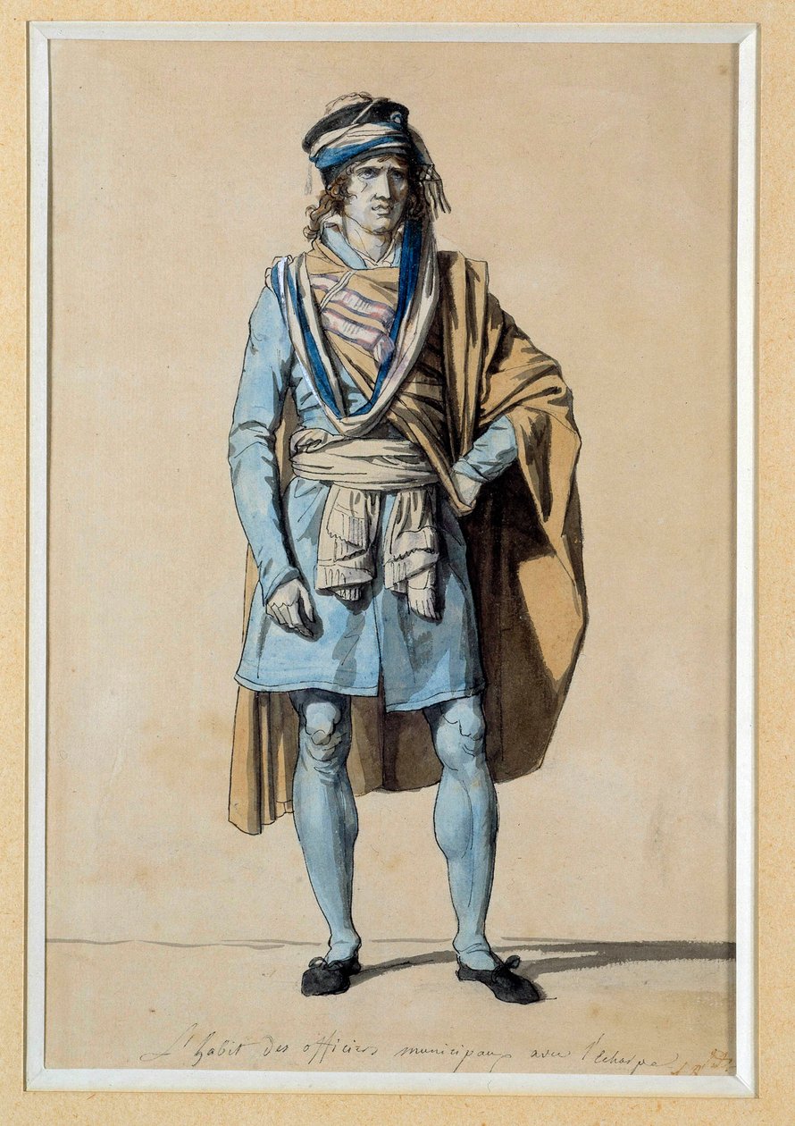 French Revolution: civic costume project 1793 “” Municipal Officer