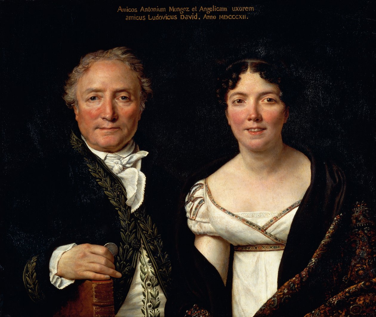 Portrait of Antonio Mongez and his wife بواسطة جاك لويس ديفيد