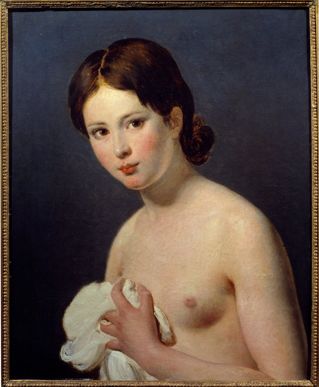 صورة لفتاة صغيرة. لوحة جاك لويس ديفيد (1748-1825) بواسطة جاك لويس ديفيد