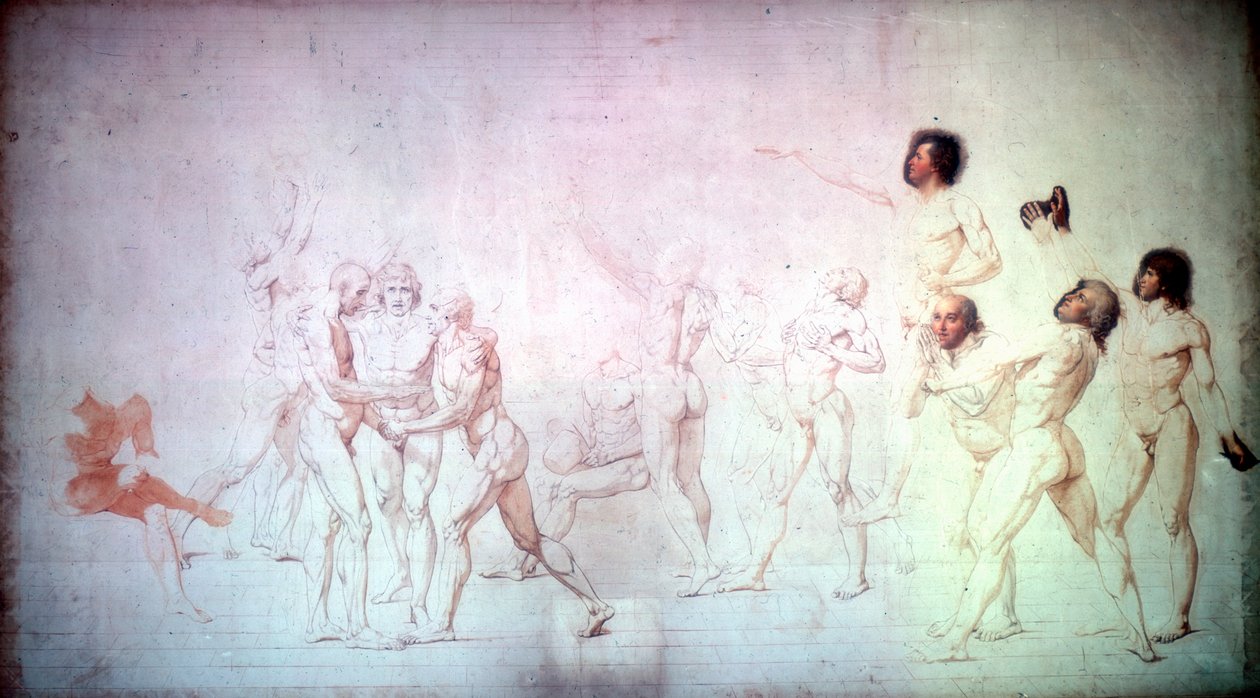 اليمين في ملعب التنس 1791. بواسطة جاك لويس ديفيد
