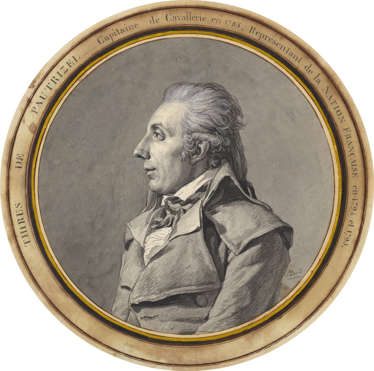Thirius de Pautrizel بواسطة جاك لويس ديفيد