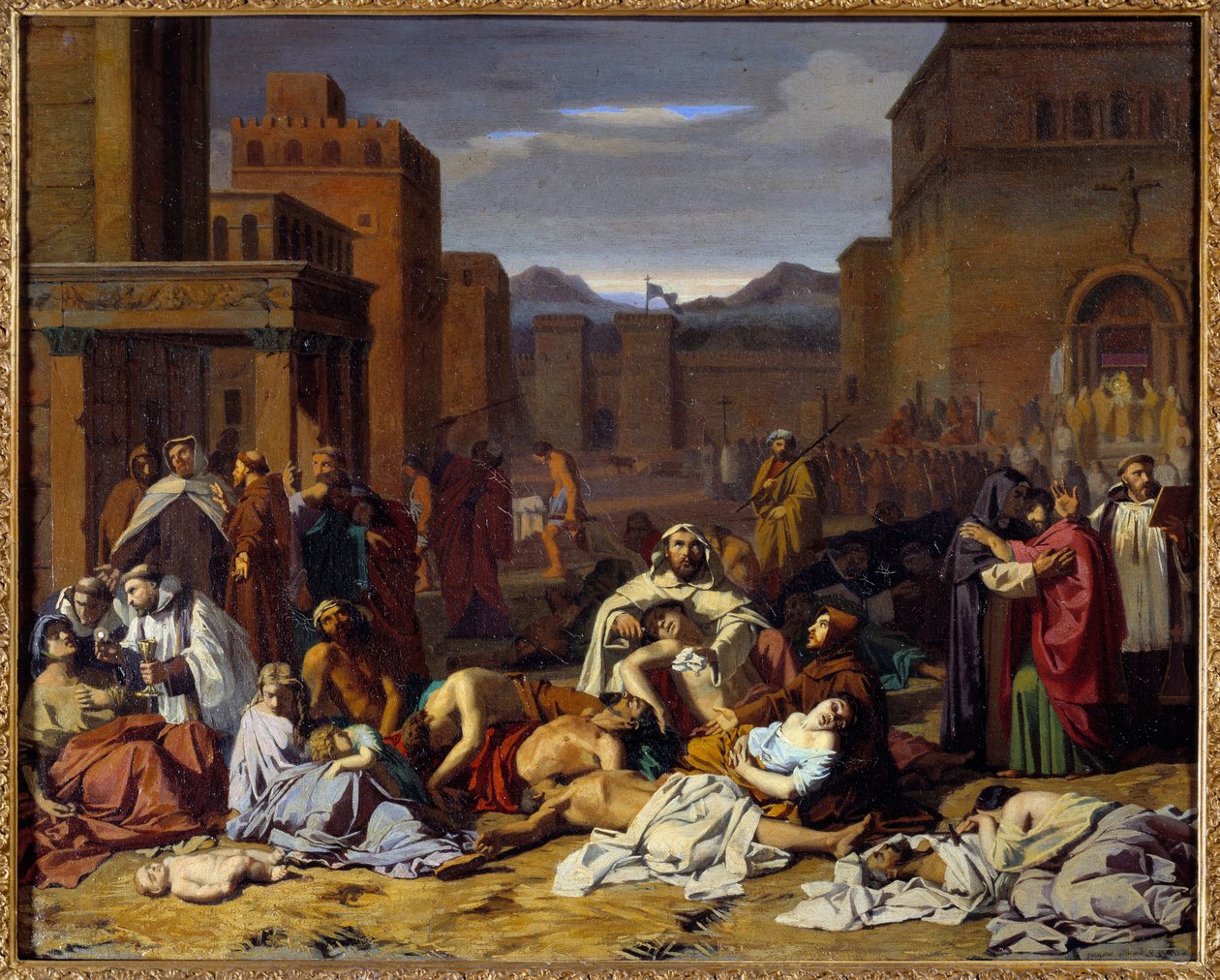 الشاطئ. لوحة جاك بيليارد (1814-1898) بواسطة جاك بيلارد