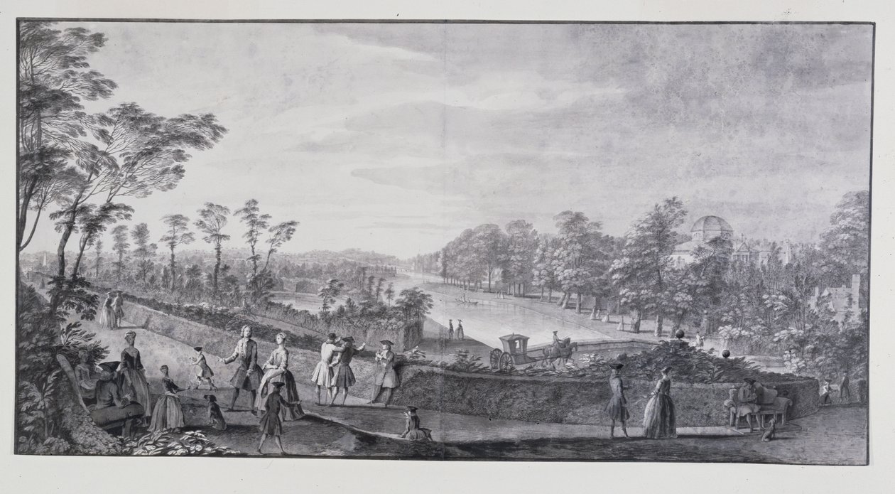 The artificial river, Lord Burlington