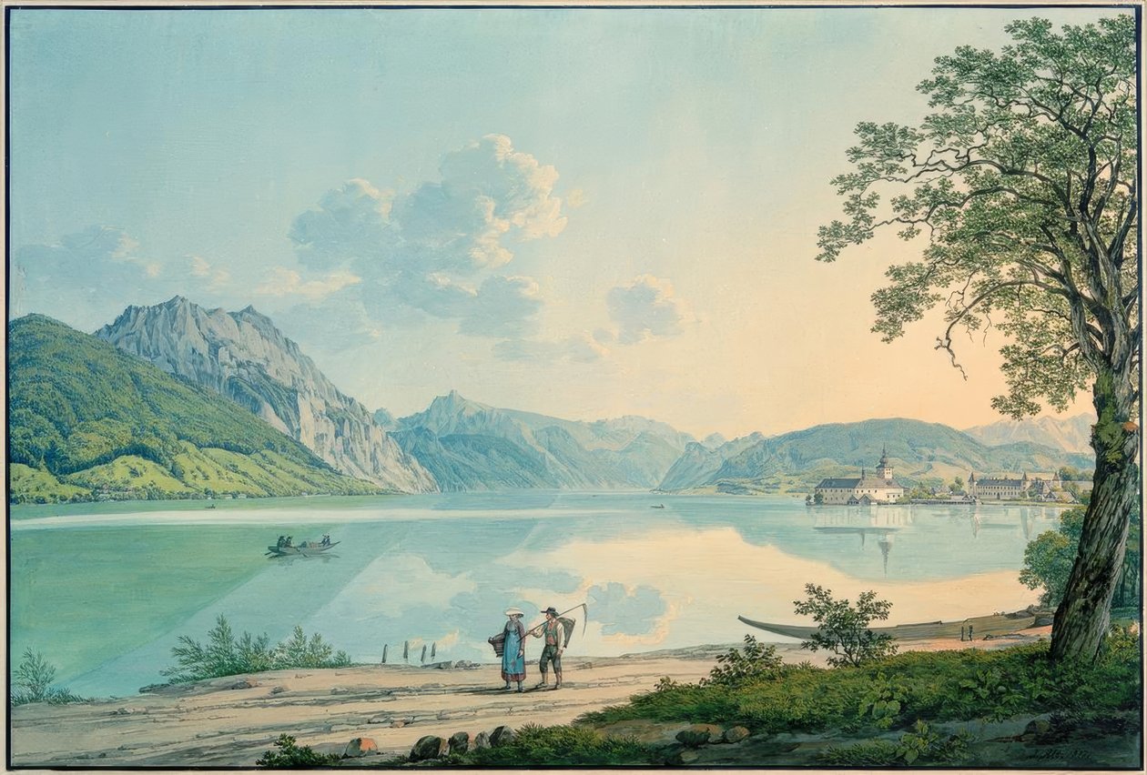 The Traunsee بواسطة جاكوب ألت