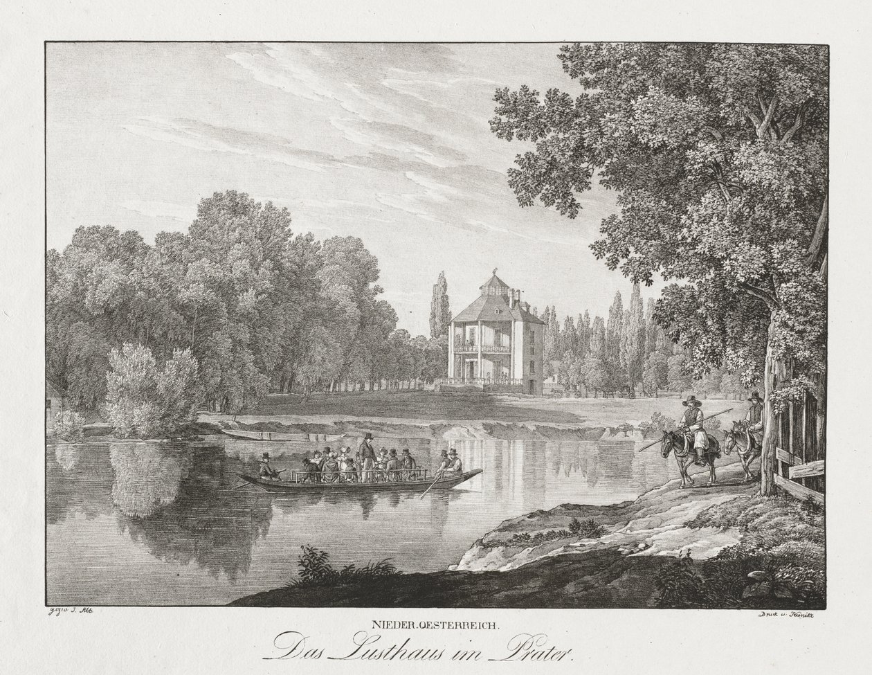 النمسا السفلى ، Lusthaus in the Prater بواسطة جاكوب ألت