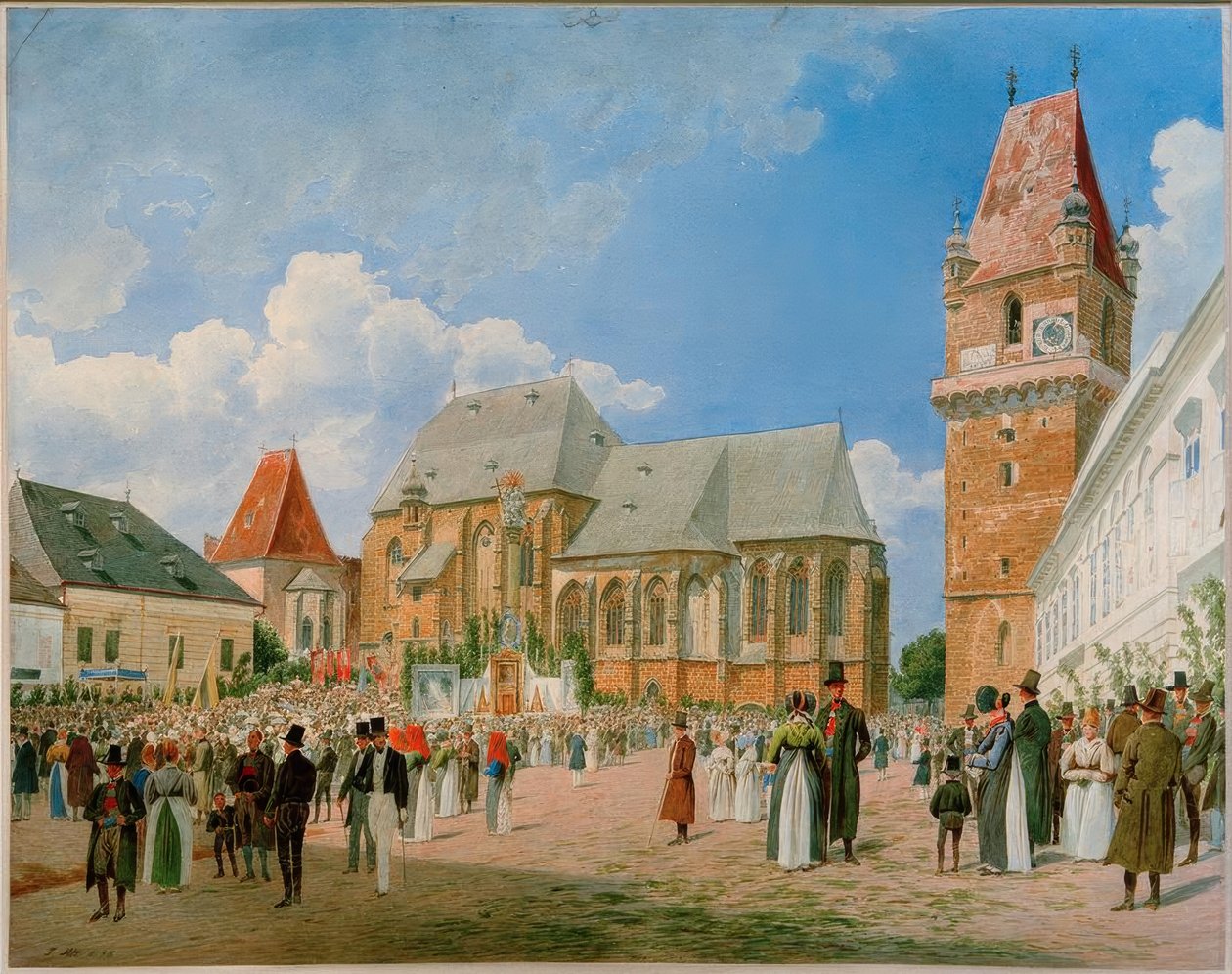Perchtoldsdorf (منطقة Mödlich ، النمسا السفلى ، النمسا) ، بواسطة جاكوب ألت