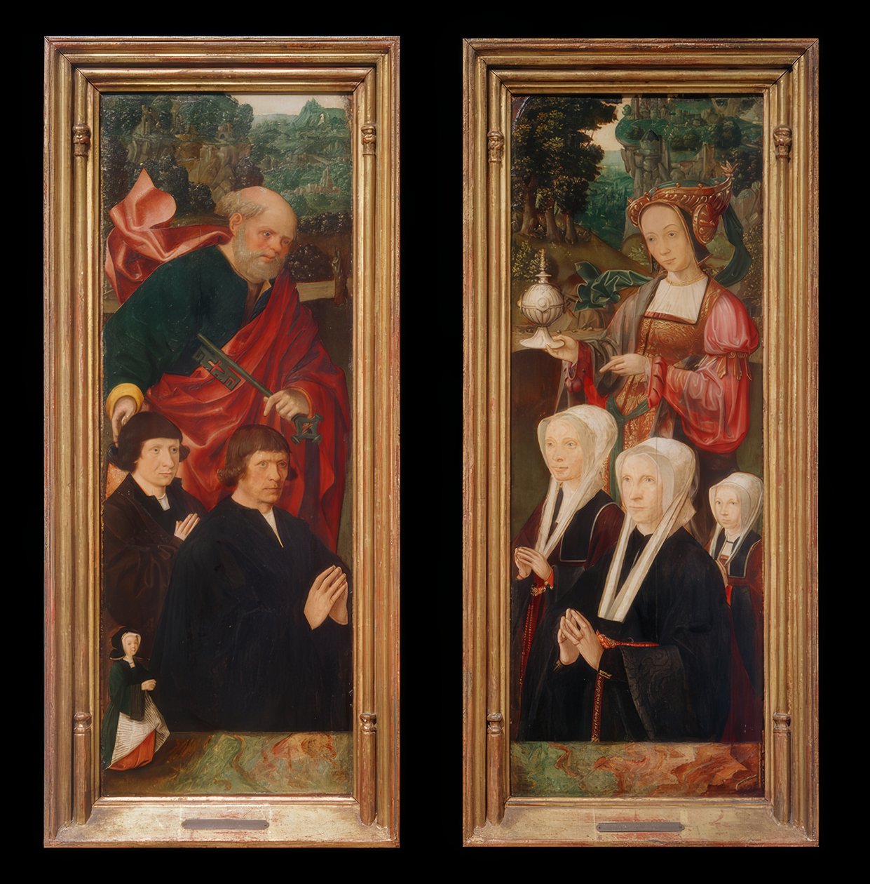 Stifterfiguren mit dem hl. Petrus mit Schlüssel بواسطة جاكوب كورنيليش