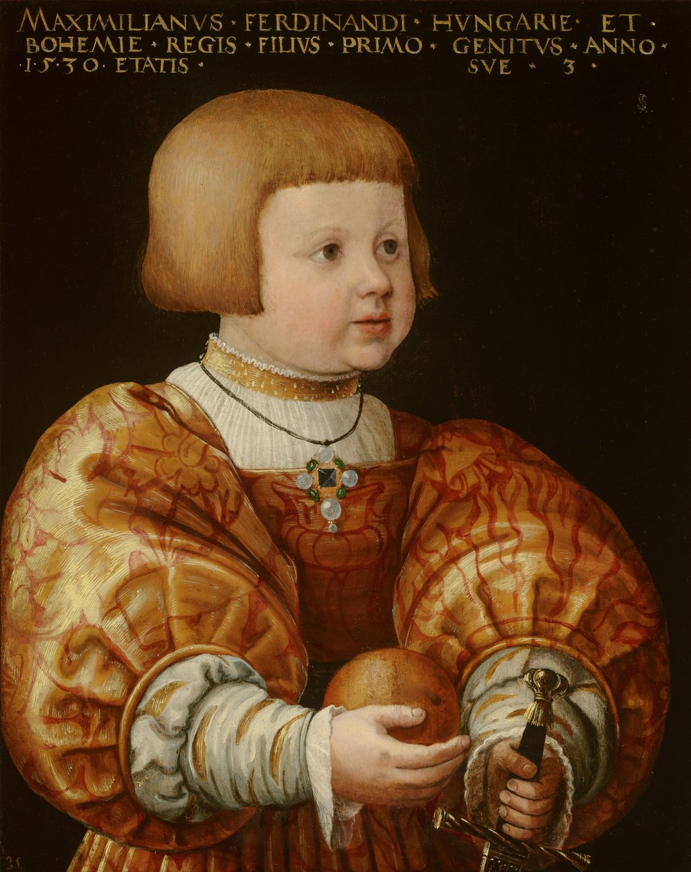 صورة لماكسيميليان النمسا (1527-1576) ، سن الثالثة ، 1630 بواسطة جاكوب سيسينجر