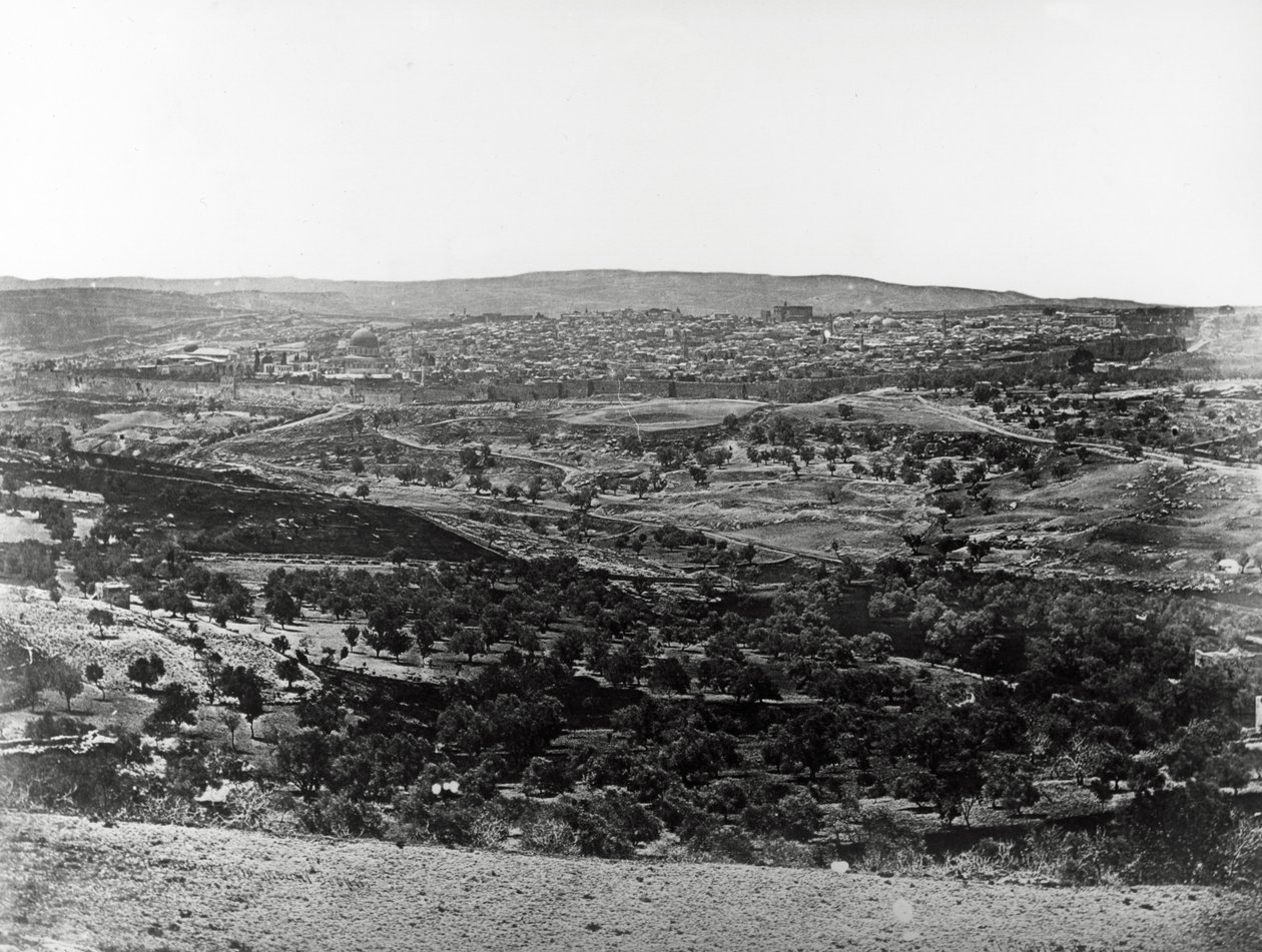 القدس من جبل سكوبس ، 1857 بواسطة فيليس بيتو