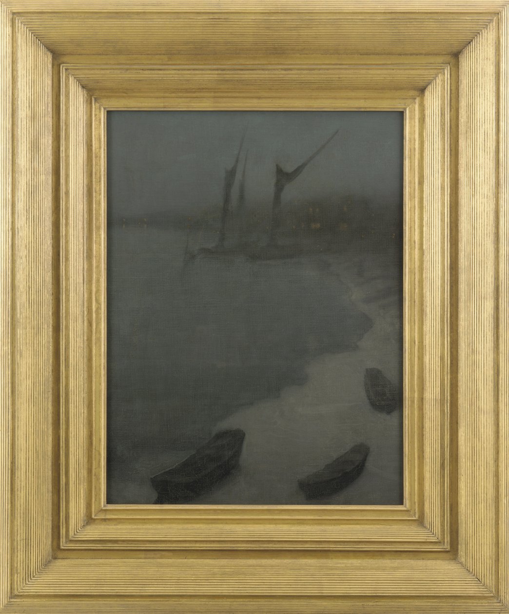 الموسيقى الليلية: Grey and Silver - Chelsea Embankment ، شتاء ، c.1879 بواسطة جيمس أبوت ماكنيل ويسلر