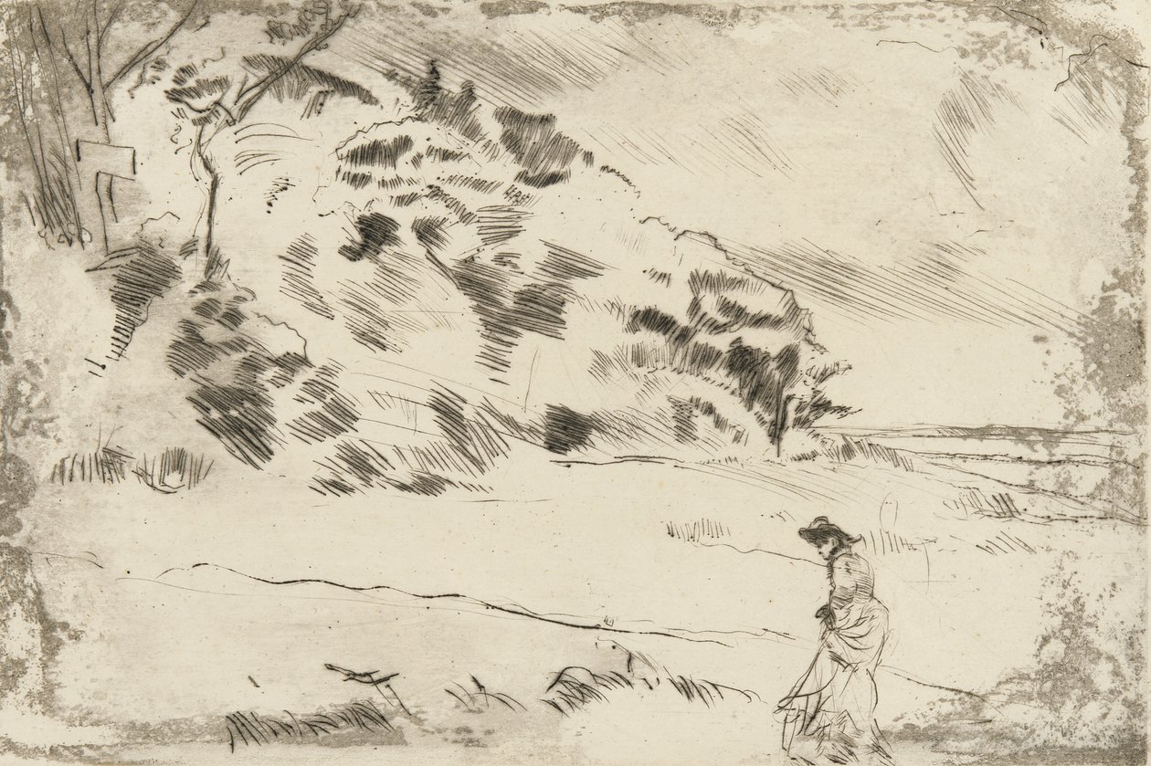 سبيك شور ، c.1875 (نقطة جاف على الورق) بواسطة جيمس أبوت ماكنيل ويسلر