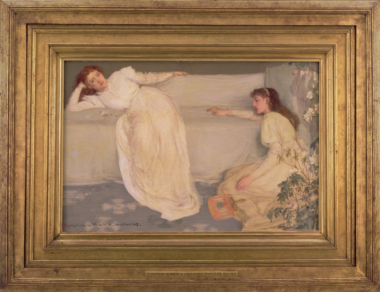 Symphony in White ، رقم III ، 1865-67 (بما في ذلك الإطار) (انظر أيضًا 88677) بواسطة جيمس أبوت ماكنيل ويسلر