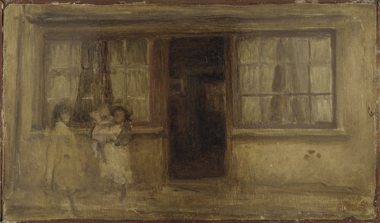 الممرضة الصغيرة ، 1895 (زيت على لوح خشبي) بواسطة جيمس أبوت ماكنيل ويسلر
