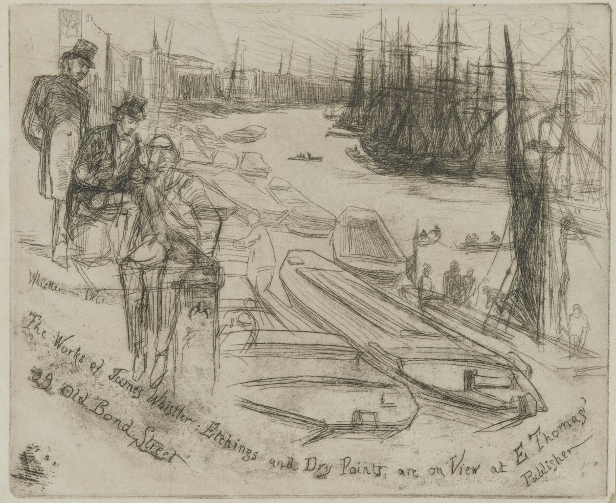 The Little Pool ، 1861 (النقش على الورق) بواسطة جيمس أبوت ماكنيل ويسلر
