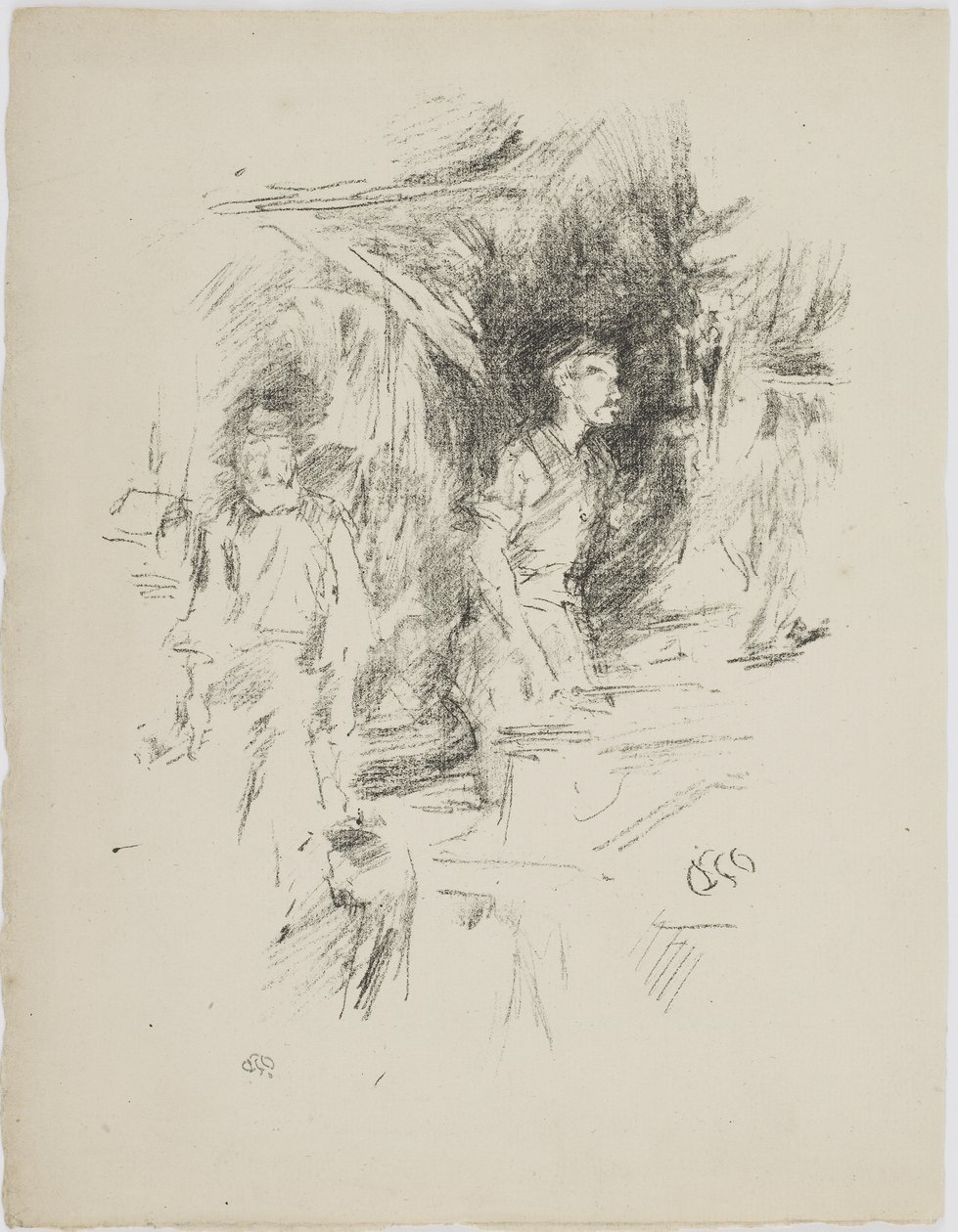 قصة Old Smith&39;s ، 1895 (litho on paper) بواسطة جيمس أبوت ماكنيل ويسلر