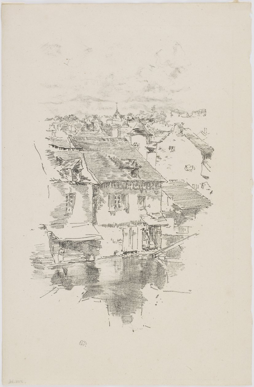 Vitre: القناة ، 1893 (litho on paper) بواسطة جيمس أبوت ماكنيل ويسلر