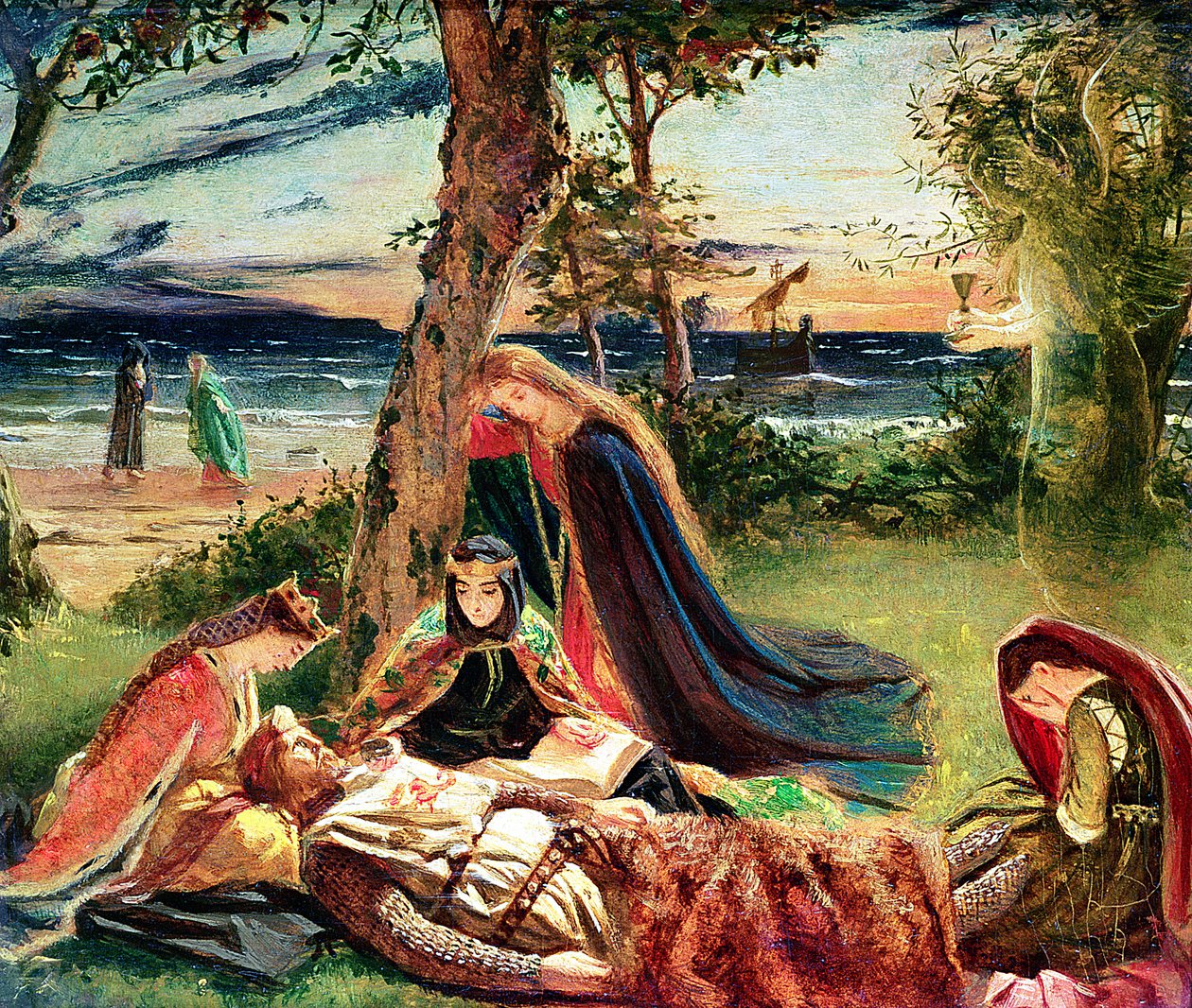 وفاة آرثر ، c.1861 بواسطة جيمس آرتشر