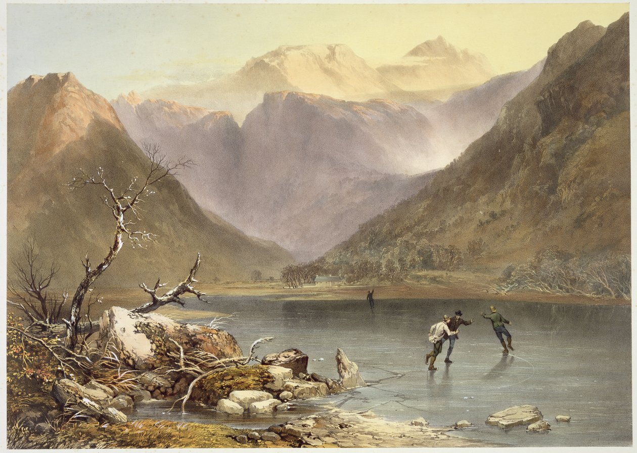 براذرز ووتر ، من "منطقة البحيرة الإنجليزية" ، 1853 (انظر 90429 لمزيد من التفاصيل) بواسطة جيمس بيكر باين